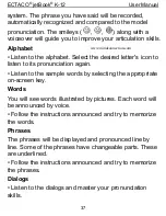 Предварительный просмотр 37 страницы Ectaco jetBook K-12 User Manual