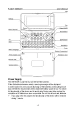 Preview for 4 page of Ectaco Partner ArER430T User Manual