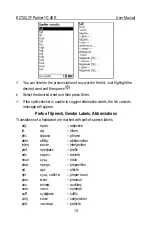 Предварительный просмотр 14 страницы Ectaco Partner C-4Al User Manual
