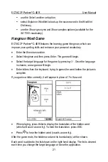 Предварительный просмотр 21 страницы Ectaco Partner C-4Al User Manual