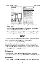 Предварительный просмотр 26 страницы Ectaco Partner C-4Al User Manual