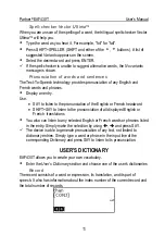 Предварительный просмотр 11 страницы Ectaco Partner EAF430T User Manual