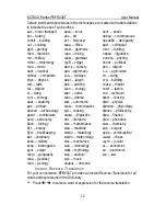 Preview for 12 page of Ectaco Partner EFR430T User Manual
