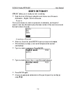 Preview for 14 page of Ectaco Partner EFR430T User Manual