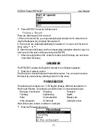 Preview for 15 page of Ectaco Partner EFR430T User Manual