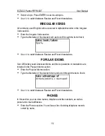 Preview for 16 page of Ectaco Partner EFR430T User Manual