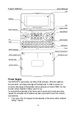 Предварительный просмотр 4 страницы Ectaco Partner EGP430T User Manual