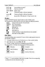 Предварительный просмотр 7 страницы Ectaco Partner EGP430T User Manual