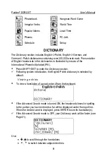 Предварительный просмотр 8 страницы Ectaco Partner EGP430T User Manual