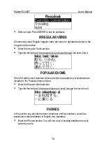 Preview for 13 page of Ectaco Partner EJ400T User Manual