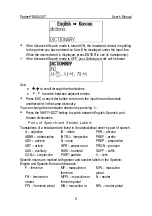 Предварительный просмотр 8 страницы Ectaco Partner EKS430T User Manual