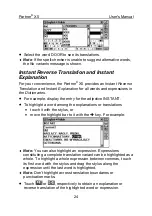 Предварительный просмотр 24 страницы Ectaco Partner EP-X5 User Manual