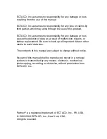 Preview for 2 page of Ectaco Partner EP-X8 User Manual