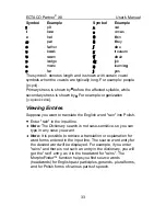 Preview for 33 page of Ectaco Partner EP-X8 User Manual