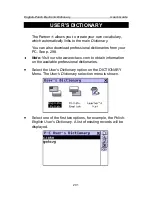 Preview for 33 page of Ectaco Partner EP586HT User Manual