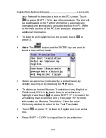 Preview for 61 page of Ectaco Partner EP586HT User Manual