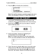 Preview for 18 page of Ectaco Partner ER200DM User Manual