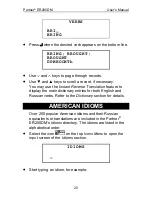 Preview for 20 page of Ectaco Partner ER200DM User Manual