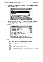 Предварительный просмотр 115 страницы Ectaco Partner ER586HT User Manual