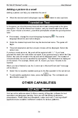 Preview for 34 page of Ectaco Partner LUX2 User Manual