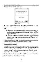 Preview for 21 page of Ectaco SAT-1600 User Manual