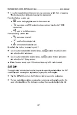 Preview for 27 page of Ectaco SAT-1600 User Manual