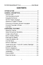 Preview for 1 page of Ectaco SpeechGuard TL-4 User Manual