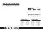 ECTIVE DC 135S Operating Instructions Manual предпросмотр