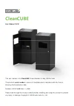 Preview for 1 page of Ecube Labs CleanCUBE 2 User Manual