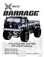 Preview for 1 page of ECX BARRAGE ECX00018T1 Instruction Manual