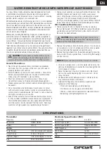 Preview for 3 page of ECX Circuit ECX03020AU Instruction Manual