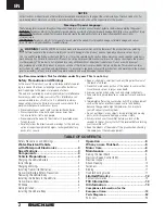 Preview for 2 page of ECX Ruckus ECX03022 Instruction Manual