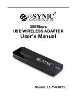 Предварительный просмотр 1 страницы eCYNiC ESY-NT025 User Manual