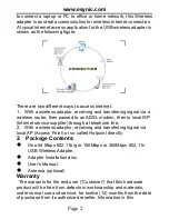 Предварительный просмотр 3 страницы eCYNiC ESY-NT025 User Manual