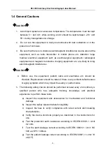 Preview for 9 page of Edan Instruments, Inc. VE-300 User Manual