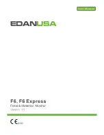 EDAN F6 Express User Manual предпросмотр