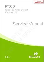 Preview for 2 page of EDAN FTS-3 Service Manual