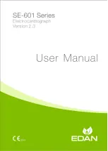 Предварительный просмотр 1 страницы EDAN SE-601 Series User Manual