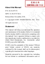 Preview for 3 page of EDAN SONOTRAX Basic User Manual