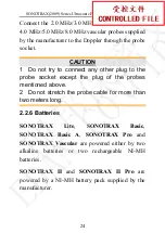 Preview for 32 page of EDAN SONOTRAX Basic User Manual