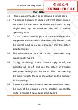 Предварительный просмотр 18 страницы EDAN VE-H100B User Manual