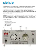 Предварительный просмотр 9 страницы ED&D LT-952HC User Manual