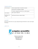 Preview for 9 page of Edaphic Scientific ESSAN-10 User Manual