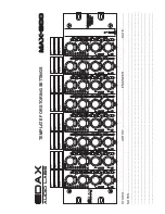 Предварительный просмотр 14 страницы Edax Audio Labs MAX-800 Operation Manual