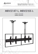 Предварительный просмотр 1 страницы Edbak MBV2147-L Installation Manual