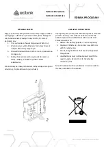 Preview for 16 page of Edbak PROCLEAN1 Instruction Manual