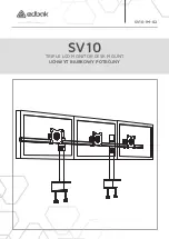 Предварительный просмотр 1 страницы Edbak SV10 Manual