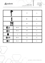 Предварительный просмотр 5 страницы Edbak VCTX247 Installation Manual