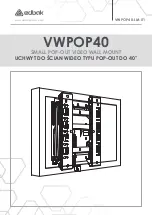 Edbak VWPOP40 Installation Manual preview