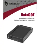 Edbentor DataCOT Installation Manual preview